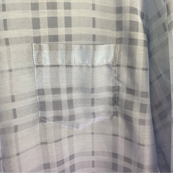 Two by Vince Camuto Ombré Plaid Button Front Shirt - Picture 10 of 13